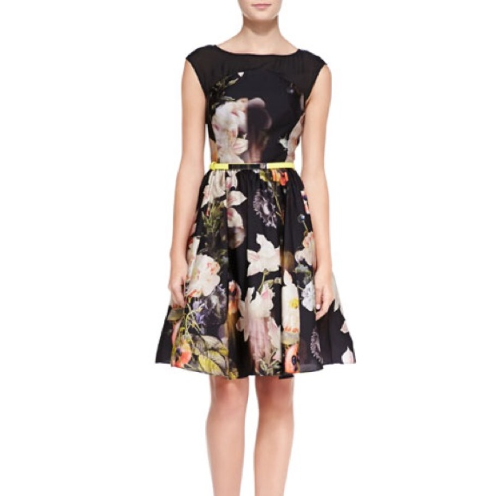 Ted Baker Cameela Dress in Opulent Bloom